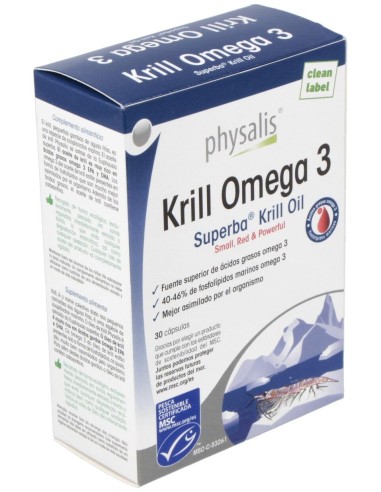 Physalis Krill Omega 3 30Caps