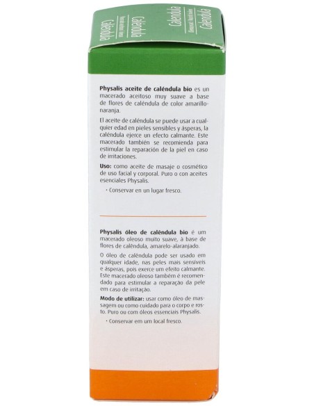 Physalis Aceite Vegetal De Calendula Bio 100Ml