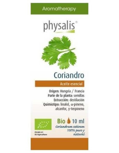 Coriandro Aceite Esencial 10Ml. Bio