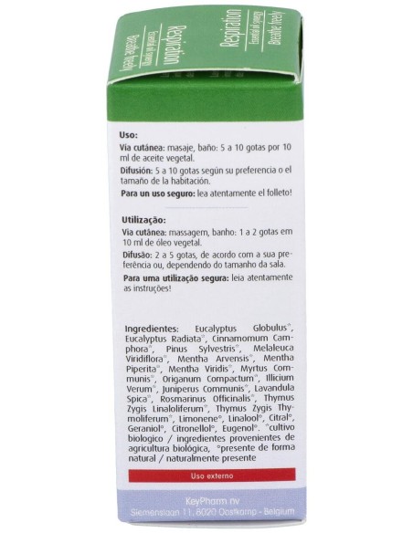 Respiration Sinergia Aceite Esencial 10Ml. Bio