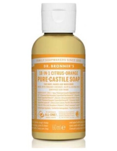 Dr. Bronner'S Jabón Naranja Cítrica 60Ml
