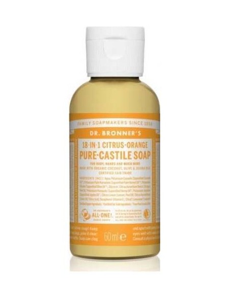 Dr. Bronner'S Jabón Naranja Cítrica 60Ml