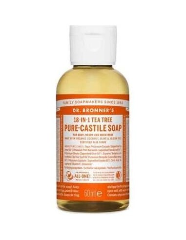 Dr. Bronner'S Jabón Líquido Árbol Del Té Bio 60Ml