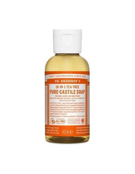 Dr. Bronner'S Jabón Líquido Árbol Del Té Bio 60Ml