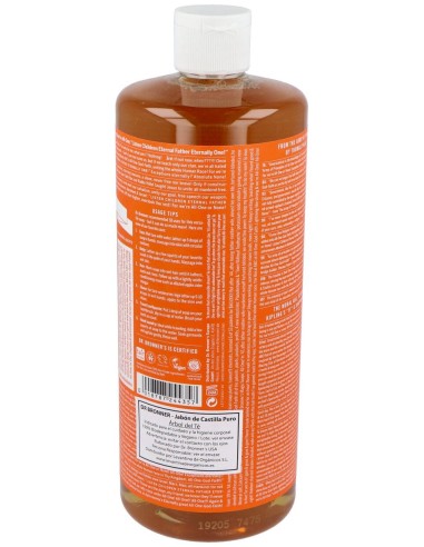 Dr. Bronner'S Jabón Líquido Árbol Té 945Ml