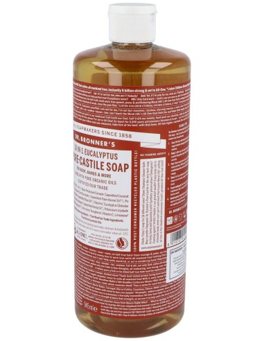 Dr. Bronner'S Jabón Líquido Eucalipto Bio 945Ml