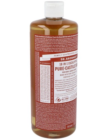 Dr. Bronner'S Jabón Líquido Eucalipto Bio 945Ml