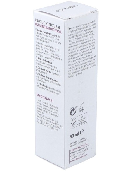 Labnatur Bio Serum Facial Acido Hialuronico 30Ml