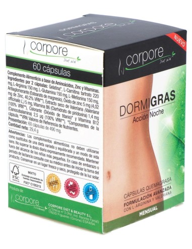 Corpore Diet Dormigras 60 Cáps