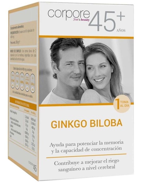 Corpore Diet 45+ Memoria Ginkgo Biloba 60Cap.