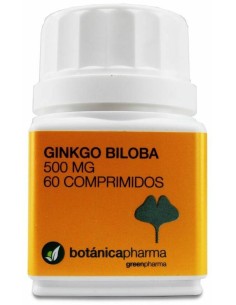 Botánicapharma Ginkgo Biloba 500 Mg, 60 Comprimidos