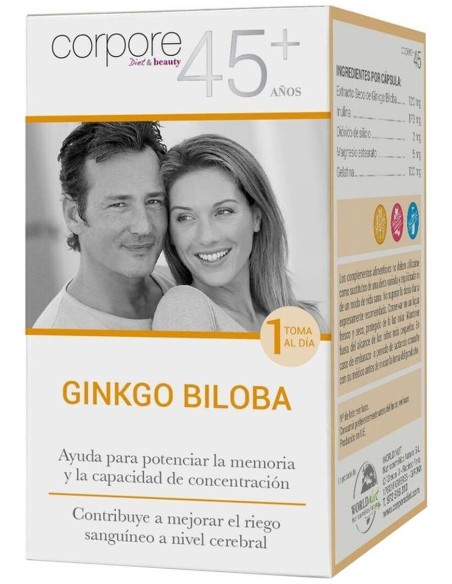 Corpore Diet 45+ Memoria Ginkgo Biloba 60Cap.