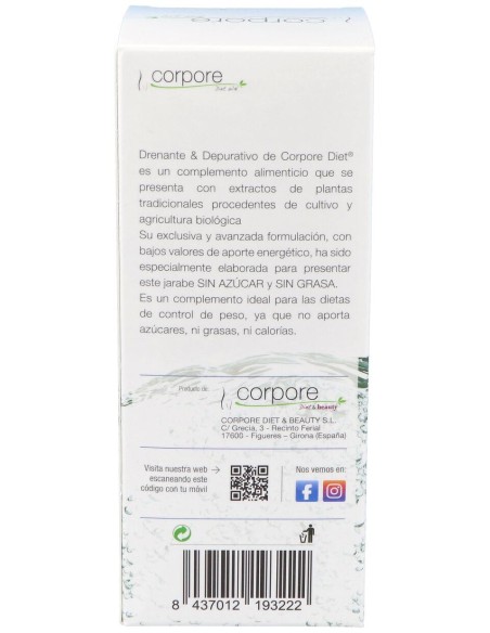 Corpore Diet Drenante Y Depurativo 250 Ml