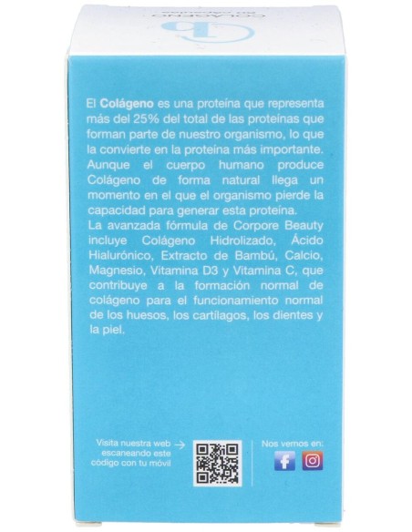 Corpore Beauty Colageno Hidrolizado+Ac Hialur. 60C