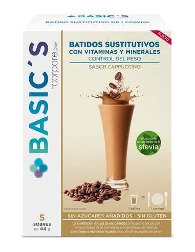 Corpore Diet Basic'S Batido Sustitutivo Capuccino 5 Sobres