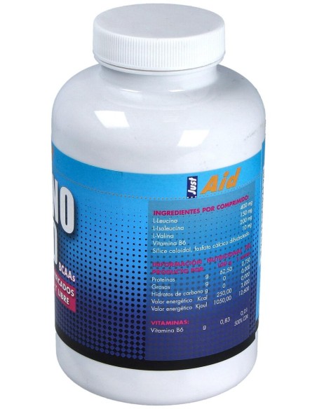 Just Aid Amino Aid Bcaa Aminoacidos Ramificados 300Comp