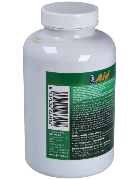 Creatina (Monohidrato Pura) 200Cap.