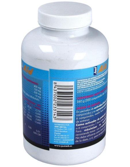Just Aid Amino Aid Bcaa Aminoacidos Ramificados 300Comp
