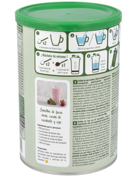 Diemil Leche De Soja En Polvo Instantaneo 400Gr