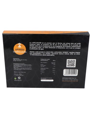 Artesania Agricola Apiregi Liofilizada 300Mg 14 Ampollas
