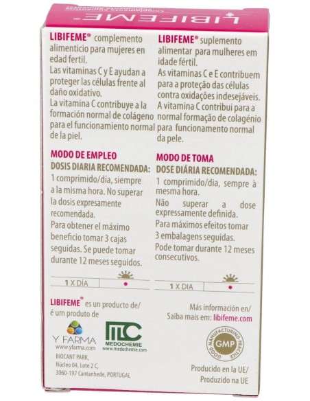 Libifeme, 30 Comprimidos