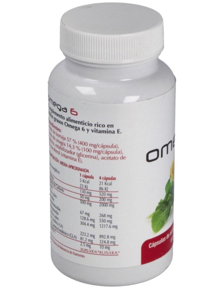 Omega 6 Onagra+Borraja 100 Perlas