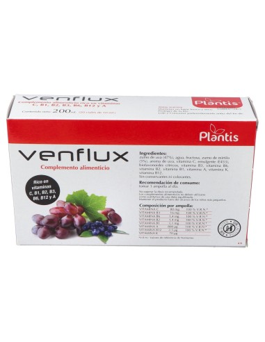 Plantis Venflux 20 Viales
