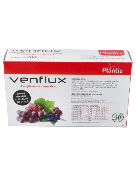 Plantis Venflux 20 Viales