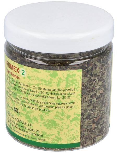 Artesania Agricola Rumex 2 Digestivo 80G