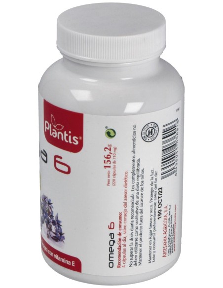 Omega 6 Onagra+Borraja 220 Perlas