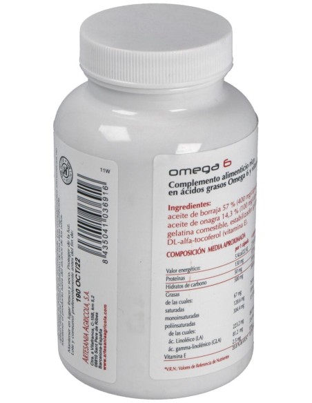 Omega 6 Onagra+Borraja 220 Perlas