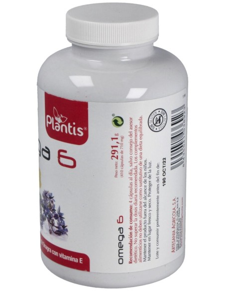 Omega 6 Onagra+Borraja 410 Perlas