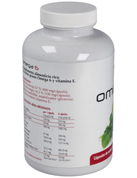 Omega 6 Onagra+Borraja 410 Perlas
