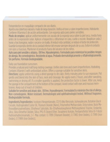 Isdin® Fotoprotector Compact Arena Oil-Free Spf50+ 10G
