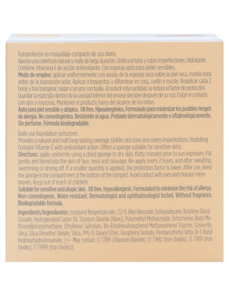 Isdin® Fotoprotector Compact Arena Oil-Free Spf50+ 10G