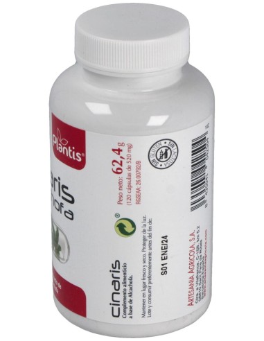 Plantis Cinaris Alcachofa Vegetales 120Caps