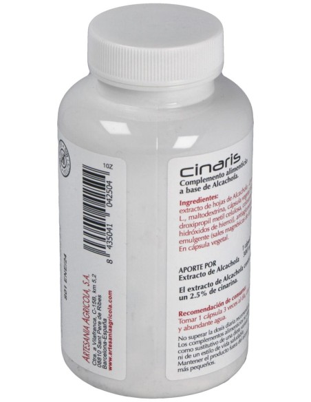 Plantis Cinaris Alcachofa Vegetales 120Caps