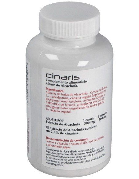 Plantis Cinaris Alcachofa Vegetales 120Caps