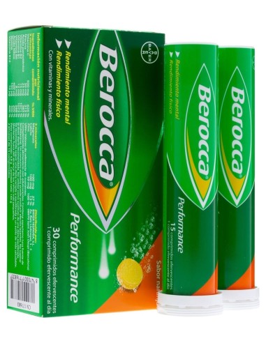Berocca Performance Naranja Efervescente 30Comp