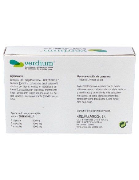 Artesania Verdium 84 Caps