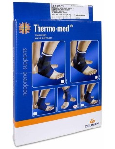 Orliman Tobillera De Neopreno Abierta Con Velcro Azul Ref. 4402 Talla 1, 1 Ud