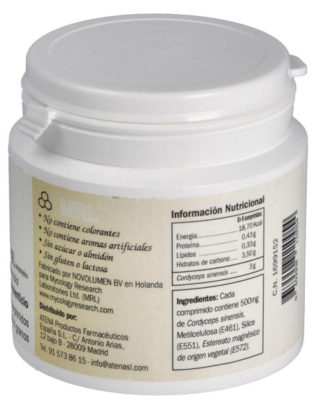 Cordyceps-Mrl 500Mg. 90Comp.