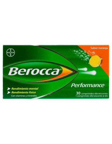 Berocca Performance Naranja Efervescente 30Comp