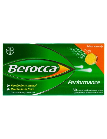 Berocca Performance Naranja Efervescente 30Comp
