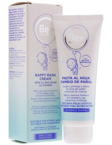 Be+ Pediatrics Pasta Al Agua Cambio De Pañal, 75 Ml