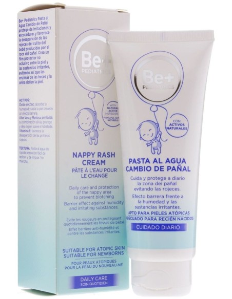 Be+ Pediatrics Pasta Al Agua Cambio De Pañal, 75 Ml
