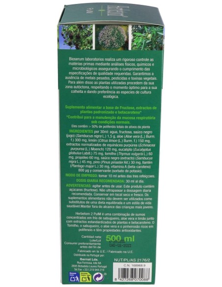 Herbetom 2 Pm Pulmonar 500Ml