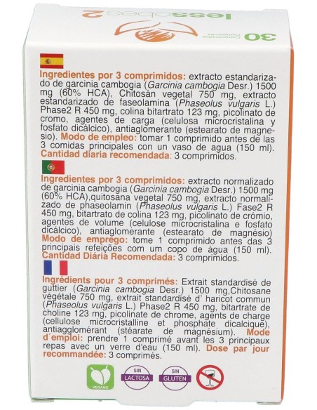 Bioserum Lessobes 2 Control Calorías 30 Comp.