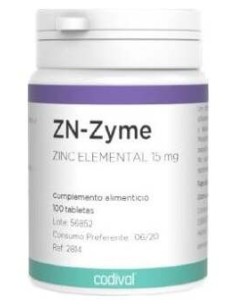 Codival Zn-Zyme 15Mg 100Comp