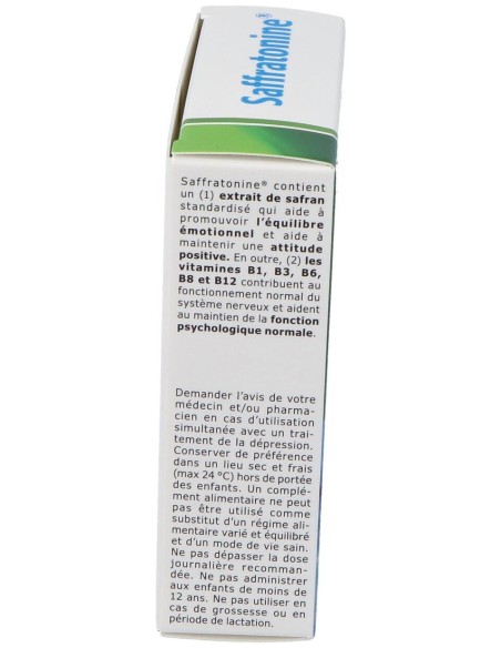 Saffratonine (Azafran Y Otros) 30Cap.